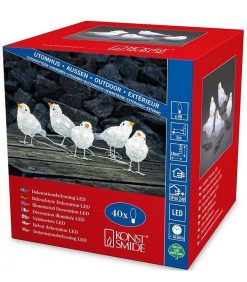 Konstsmide Oiseaux Lumineux Et Animaux Lumineux | 5 Oiseaux Lumineux Led