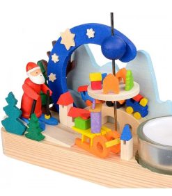 Graupner Man Ges De No L | Petit Carrousel En Bois P Re No L Et Jouets