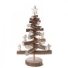 Waldfabrik Sapins En Bois | Sapin De No L En Bois 29 Cm Avec Toiles Et Anges