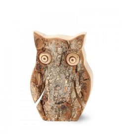 Waldfabrik Chouettes Et Hiboux En Bois | Hibou En Bois D' Corce, 6,5 Cm