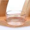 Schalling Coupelle En Verre De Rechange | Coupelle En Verre Transparent De Rechange Avec Bordure Dor E