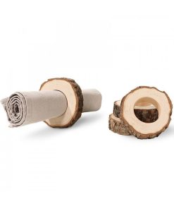 Waldfabrik Objet D Co Bois | Rond De Serviette En Bois (4 Pi Ces)