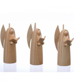 Schalling Personnages De Cr Che De No L | Trois Anges De No L En Bois Pour Cr Che, 6 Cm