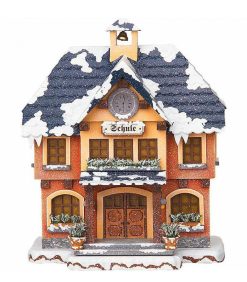 Hubrig Village De No L Miniature | Maison Clair E Pour Figurine De No L Miniature Winterkinder, L' Cole Du Village