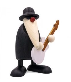 Köhler P Re No L En Bois | Figurine Musicien Jazz, Guitariste Avec Guitare Blanche