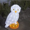 Konstsmide Oiseaux Lumineux Et Animaux Lumineux | Chouette Lumineuse Led Acrylique, 36 Cm