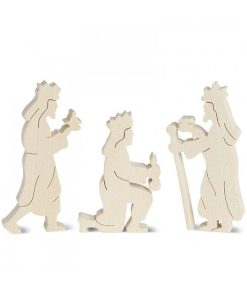 Waldfabrik Cr Che De No L Artisanale | Personnages De Cr Che, Rois Mages Bois Naturel, 10 Cm