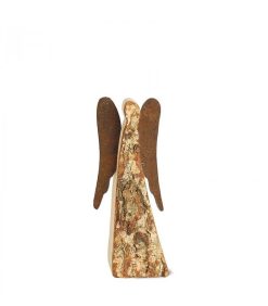 Waldfabrik Anges De No L En Bois | Ange De Noel En Bois Avec Ailes M Tal, 9 Cm