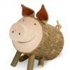 Waldfabrik Animaux En Bois | Cochon En Bois Assis, 5,5 Cm