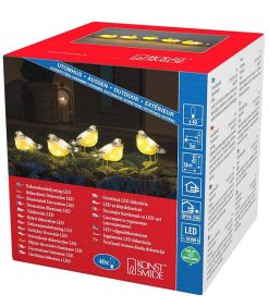 Konstsmide Oiseaux Lumineux Et Animaux Lumineux | Oiseaux Lumineux Led En Acrylique, 5 Chardonnerets