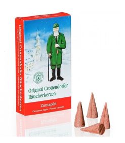 Crottendorfer Cones D'Encens Pour Personnages Fumeurs | Cone D'Encens Senteur Cannelle Pomme