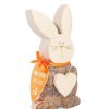 Waldfabrik Lapins En Bois De Paques | Petit Lapin De P Ques En Bois Avec Coeur, 10 Cm