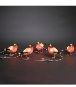 Konstsmide Oiseaux Lumineux Et Animaux Lumineux | Oiseaux Lumineux Led, 5 Rouge-Gorge