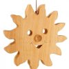 Waldfabrik D Corations En Bois Pour Sapin De No L | Grand Soleil Suspendre En Bois De Ch Ne 20 Cm