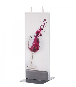 Flatyz Bougies D Coratives | Bougie Design Verre De Vin Rouge