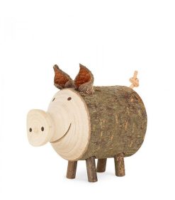 Waldfabrik Animaux En Bois | Cochon En Bois, 4 Cm