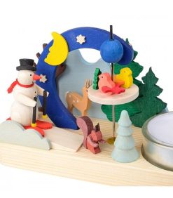 Graupner Man Ges De No L | Petit Carrousel En Bois Bonhomme De Neige