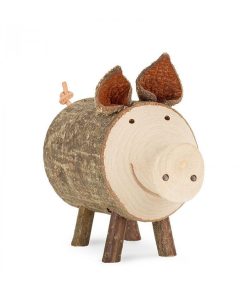 Waldfabrik Animaux En Bois | Cochon En Bois, 5,5 Cm