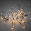 Konstsmide Guirlande Lumineuse Int Rieure Led | Guirlande Lumineuse Led Effet Gouttes, 100 Diodes Ambr Es, Fil Noir