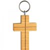 Waldfabrik Porte-Cl S En Bois | Porte Cl Croix En Bois De Cerisier Avec Croix, 5 Cm