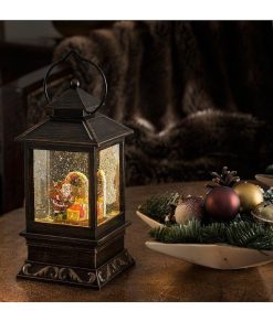 Konstsmide Lanternes De No L Neige | Lanterne De No L Neige Led Avec P Re No L Et Enfants, 22 Cm