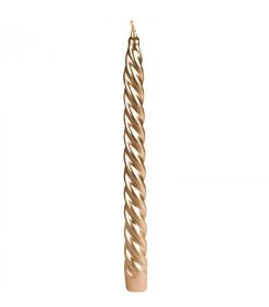 Ewa Bougies D Coratives | Bougie Torsad E Dor E Pour Chandelier, 25 Cm