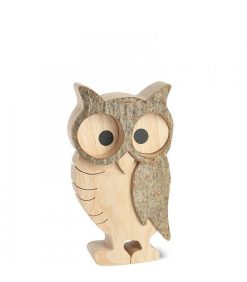 Waldfabrik Chouettes Et Hiboux En Bois | Chouette Hulotte En Bois, 8 Cm