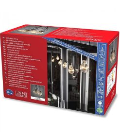 Konstsmide Guirlande Lumineuse Ext Rieur | Guirlande Lumineuse De Terrasse 10 M Extensible, 10 Ampoules Ambr Es