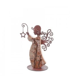 Waldfabrik Anges De No L En Bois | Ange De No L En Bois Avec Ailes M Tal, 15 Cm