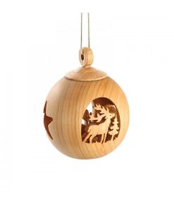 Waldfabrik Boules De No L En Bois | Boule De No L En Bois, Motif Cerf, 6 Cm