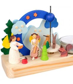 Graupner Man Ges De No L | Petit Carrousel En Bois Anges Musiciens