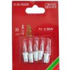 Konstsmide Ampoules Guirlandes De Rechange | 5 Ampoules De Rechange 7 V, 0,98 W Pour Guirlande De No L 35 Lampes