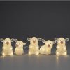 Konstsmide Oiseaux Lumineux Et Animaux Lumineux | Petits Cochons Lumineux En Acrylique Led 12,5 Cm, Lot De 5