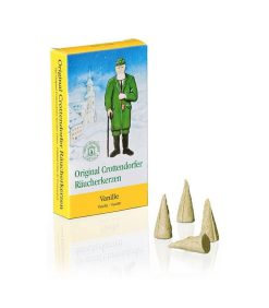 Crottendorfer Cones D'Encens Pour Personnages Fumeurs | Cone D'Encens Senteur Vanille