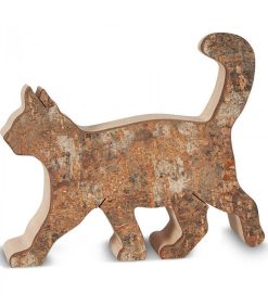 Waldfabrik Animaux En Bois | Chat En Bois Marchant, 9,5 Cm