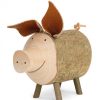 Waldfabrik Animaux En Bois | Gros Cochon En Bois, 9 Cm