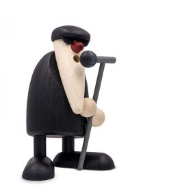 Köhler P Re No L En Bois | Figurine Jazz, Chanteur Devant Un Micro