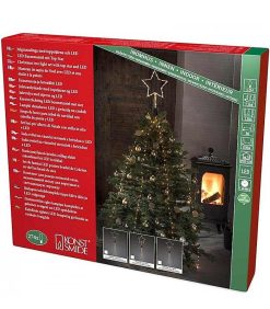 Konstsmide Guirlandes Lumineuses Sapin | Cime Sapin De No L, Voile Guirlande Avec Toile Dor E, 274 Diodes Led