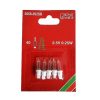 Konstsmide Ampoules Guirlandes De Rechange | 5 Ampoules De Rechange Enfichable Pour Guirlande Lectrique, 2,5V - 0,25 W