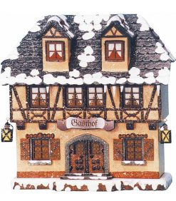 Hubrig Village De No L Miniature | Maison Clair E Pour Village De No L Miniature Winterkinder, Restaurant