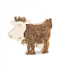 Waldfabrik Animaux En Bois | Petite Vache En Bois, 6 Cm