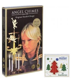 Angel Chimes Carillon Des Anges | Kit Carillon Des Anges Dor + Bougies