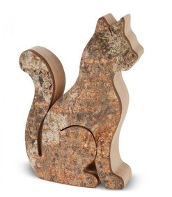 Waldfabrik Animaux En Bois | Chat En Bois Assis, 8,5 Cm