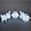 Konstsmide Oiseaux Lumineux Et Animaux Lumineux | B B S Pingouins Lumineux Led En Acrylique, 12,5 Cm